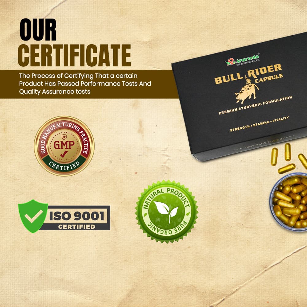Bull Rider Capsule-  Ayurvedic Medicine For Strength, Stamina & Immunity